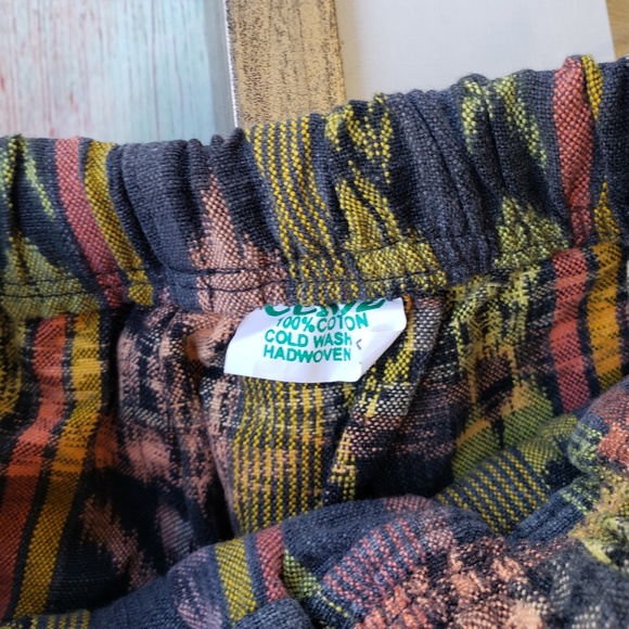 Conoz Handwoven Embroidered Boho Festival Shorts S - Picture 6 of 6